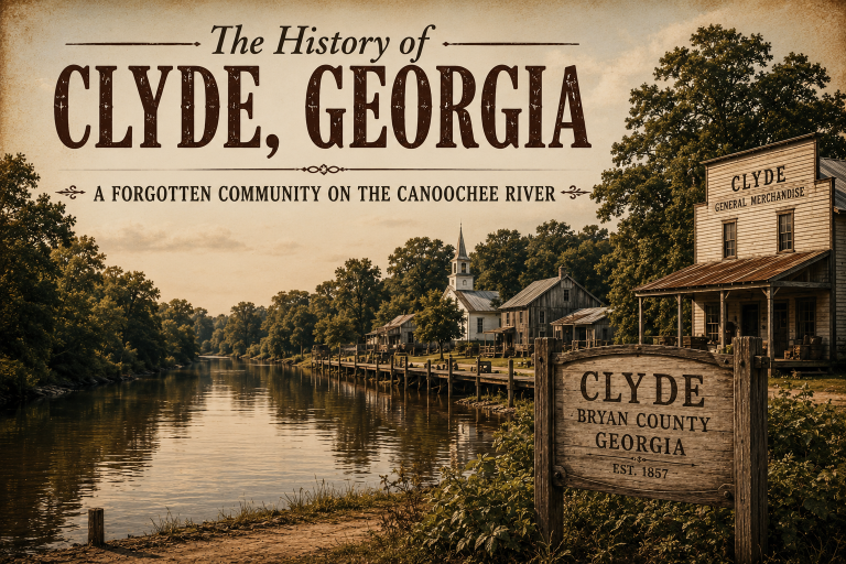 Image of the Canoochee River and Clyde Georgia